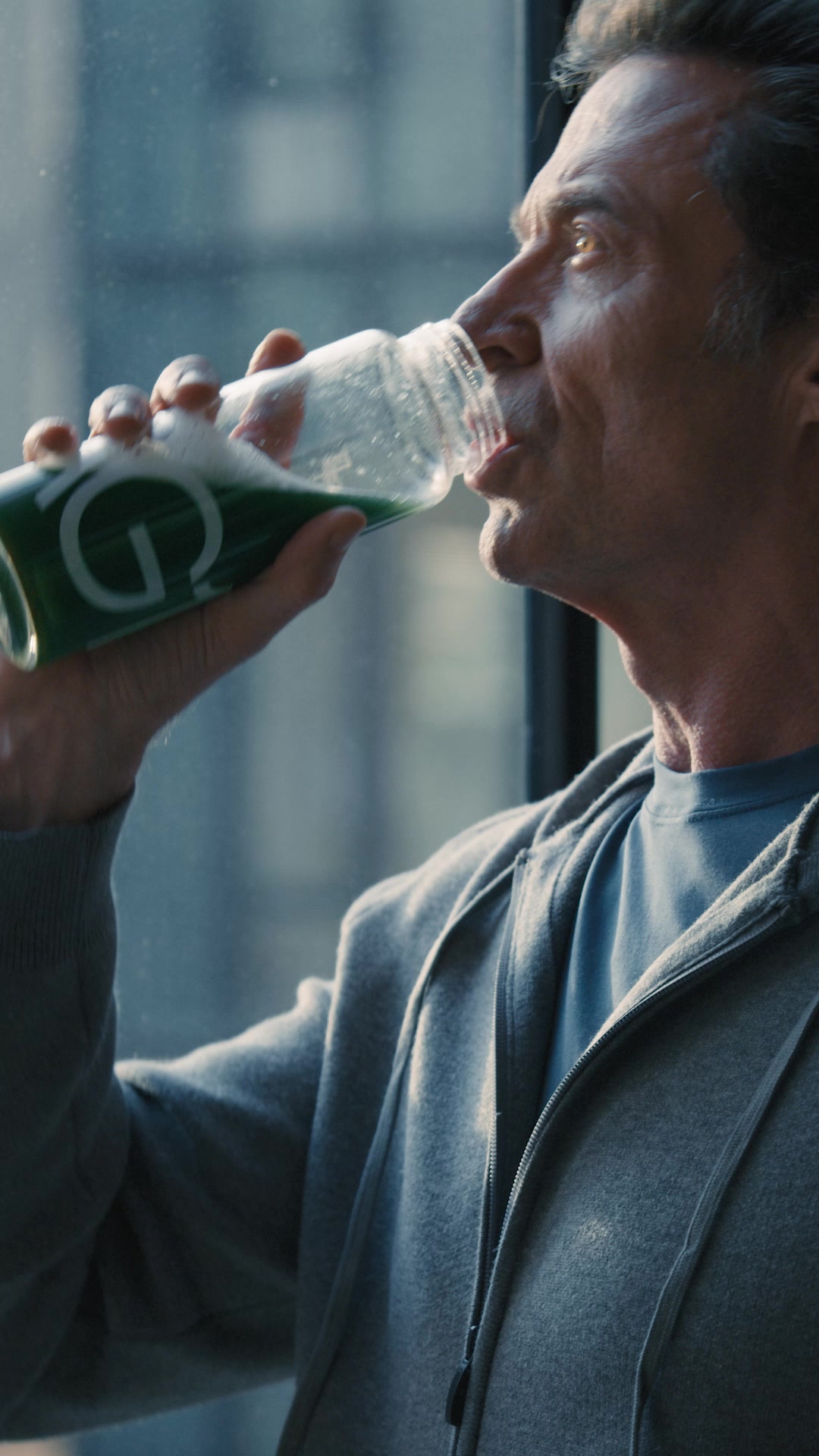 AG1 by Athletic Greens Facebook ad: Morning Thoughts With Hugh Jackman