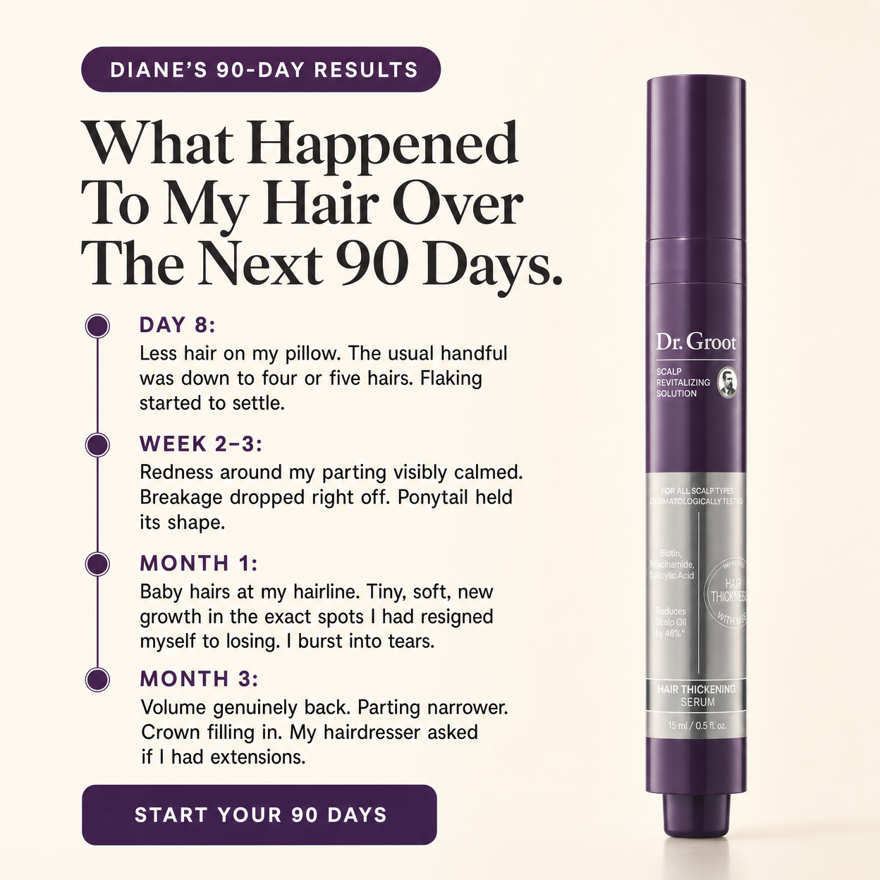 Hair Solutions Facebook ad