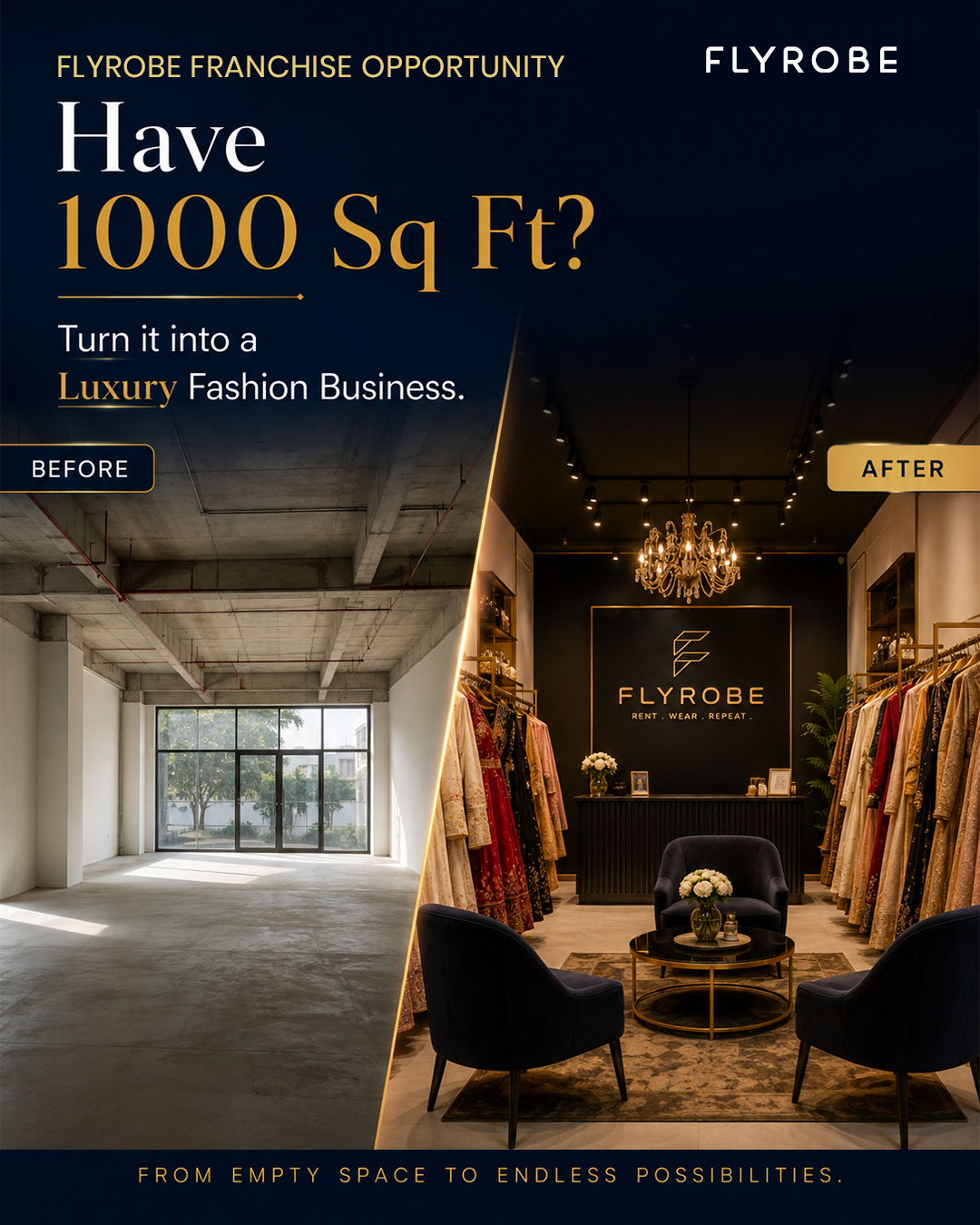 Flyrobe Facebook ad