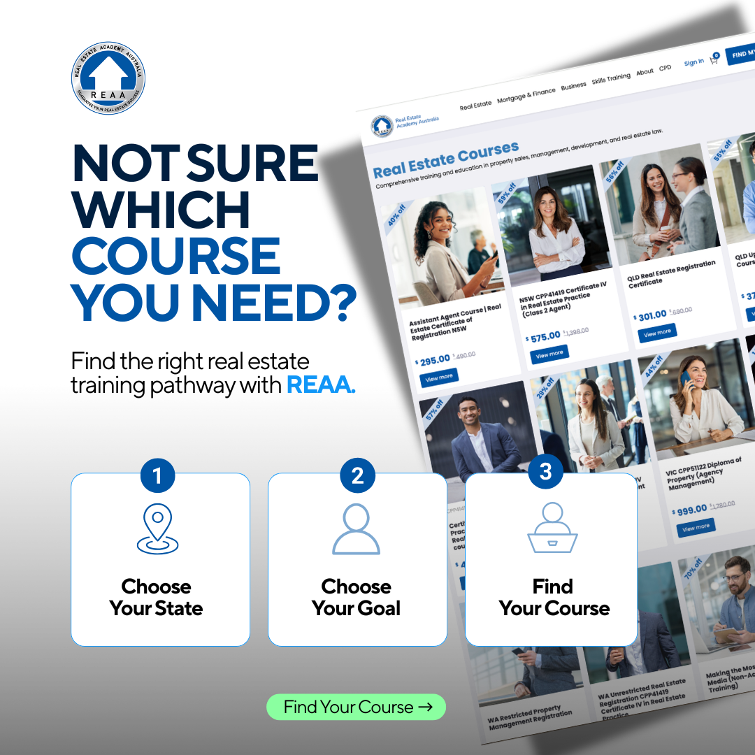 Real Estate Academy Australia - RTO 32426 Facebook ad