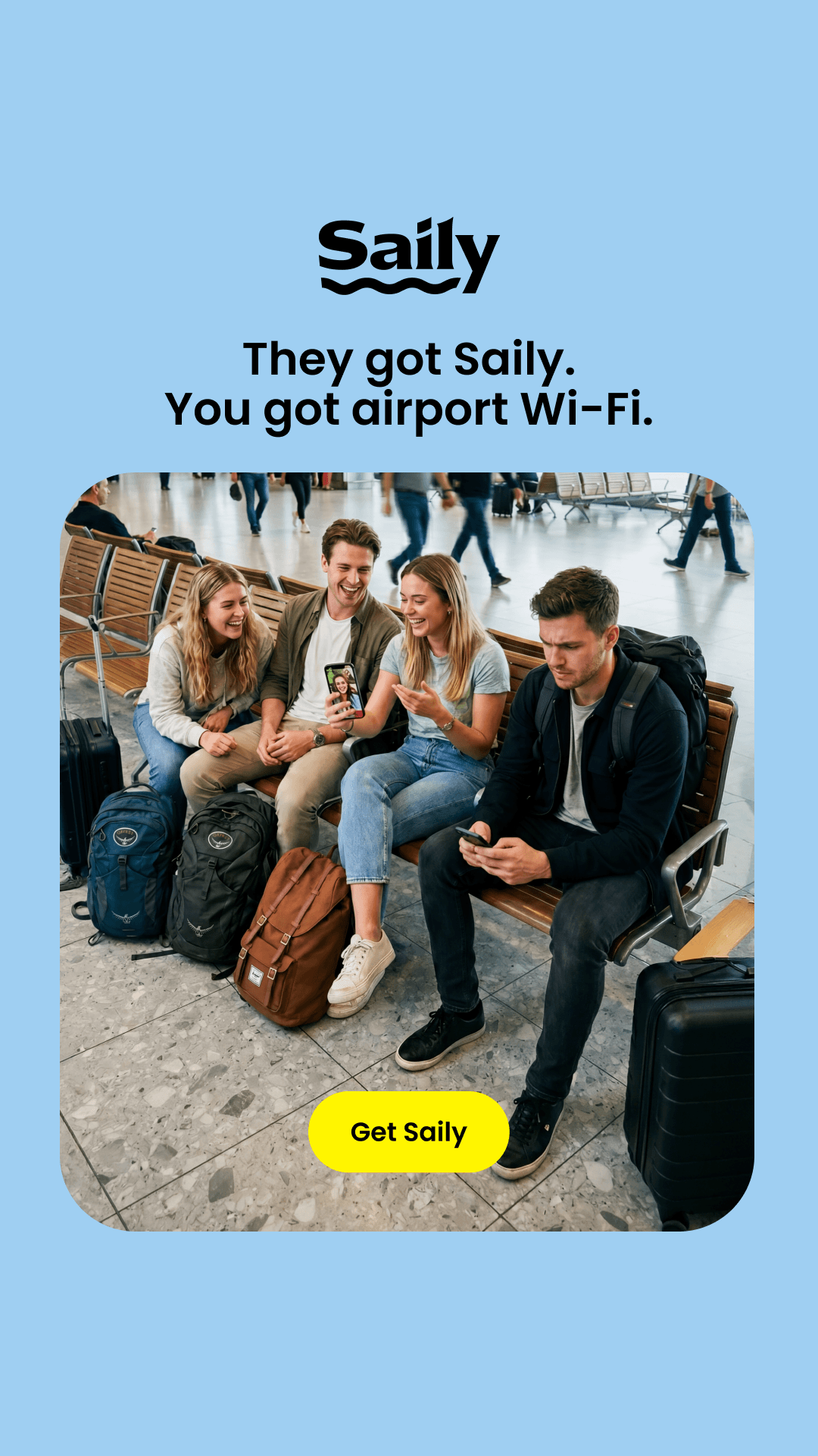 Saily Facebook ad