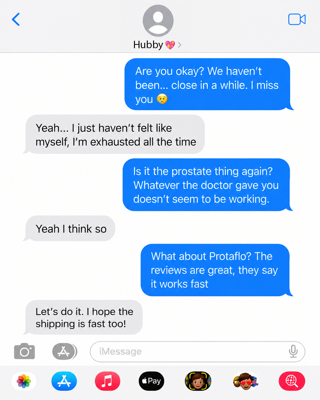 Protaflo Facebook ad