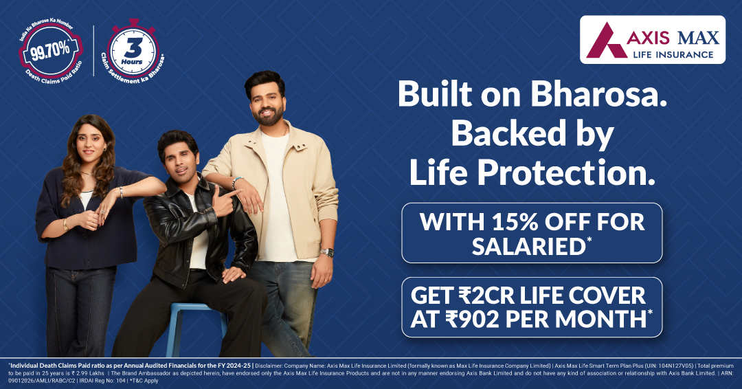 Axis Max Life Insurance Facebook ad