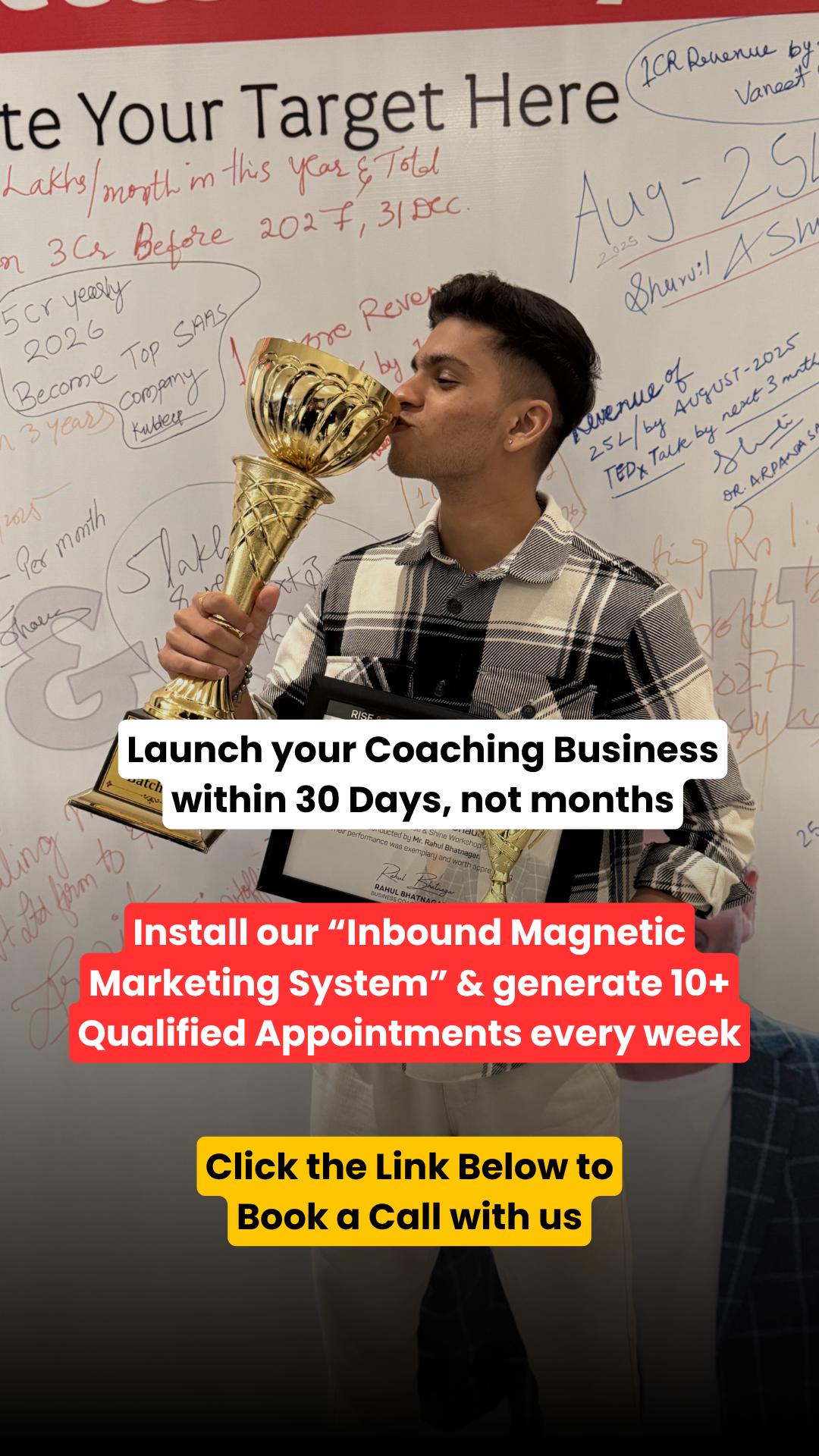 Coach Sharvil Arolkar Facebook ad: Coaches: Stop Overcomplicating Growth