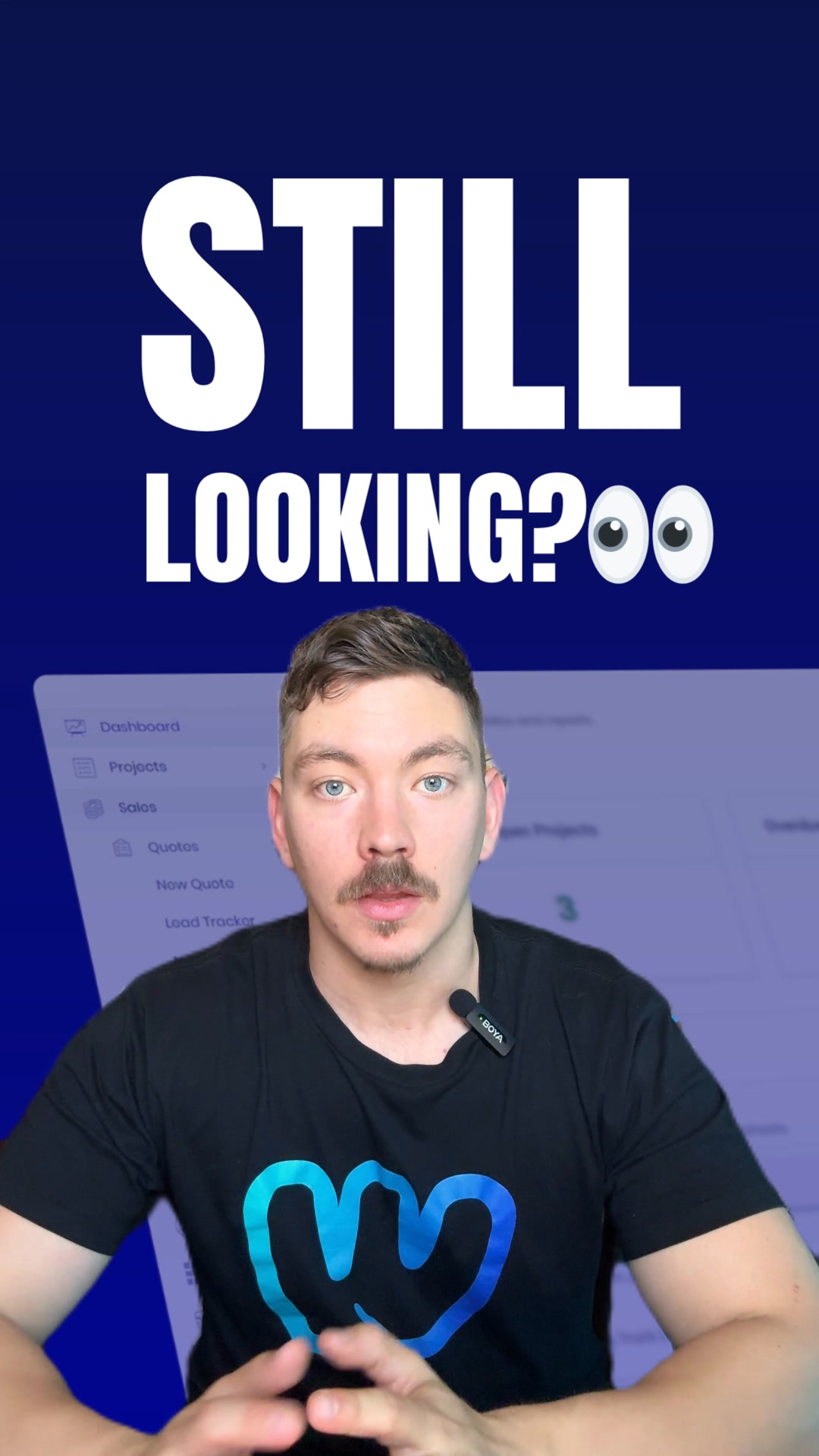 Workguru.io Facebook ad: Still looking for the perfect job management software?