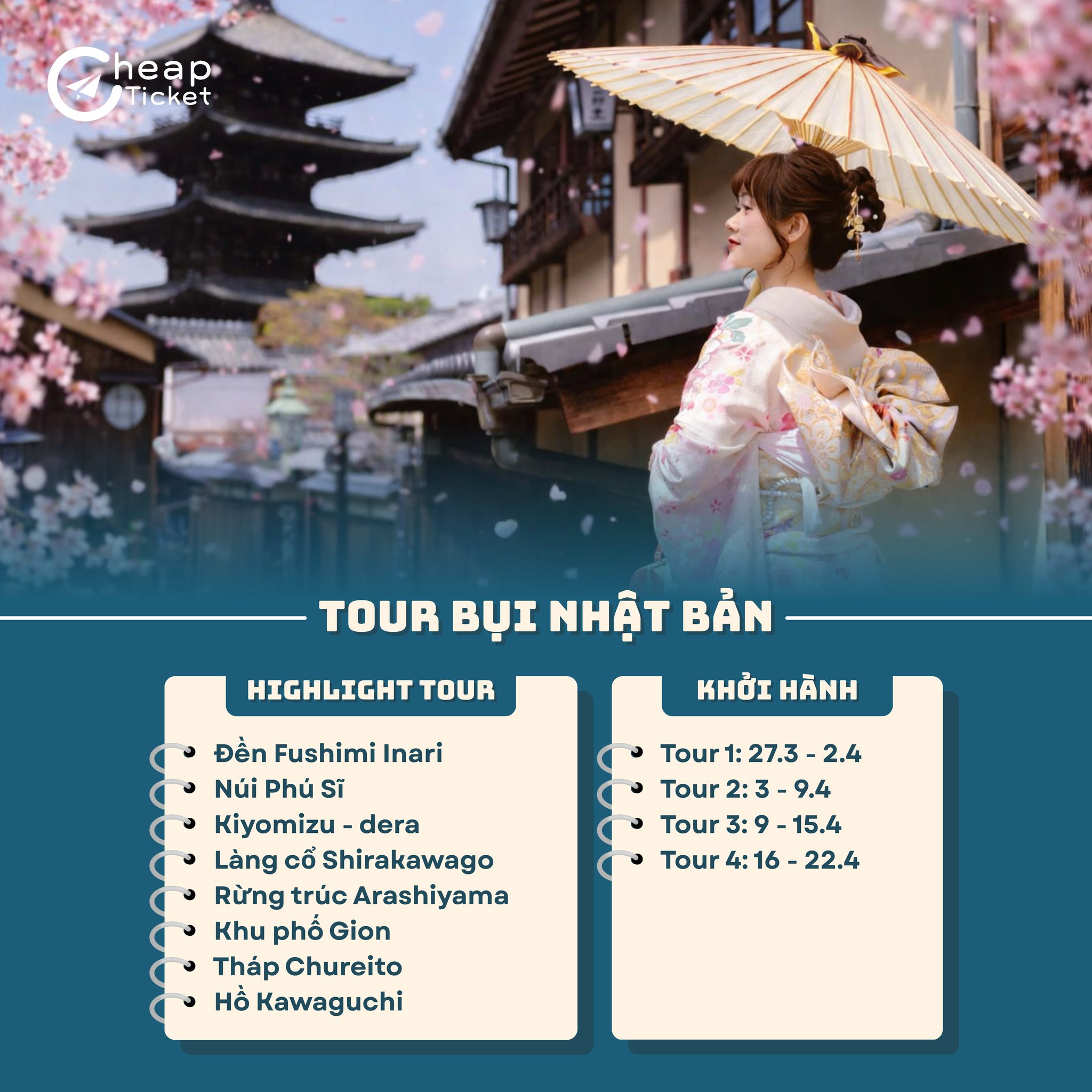 Cheap Ticket - Đi Bụi Cùng Cheap Nha Facebook ad: Mấy bà muốn đi Ở ĐÂU, Ở ĐÂU…