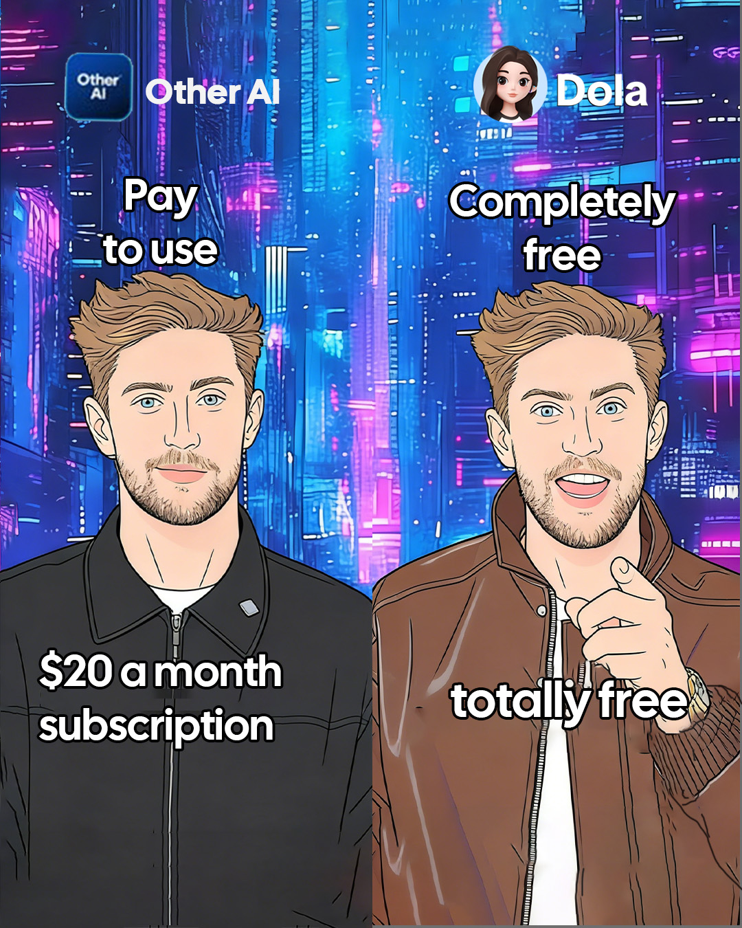 Dola: Formerly Cici Facebook ad