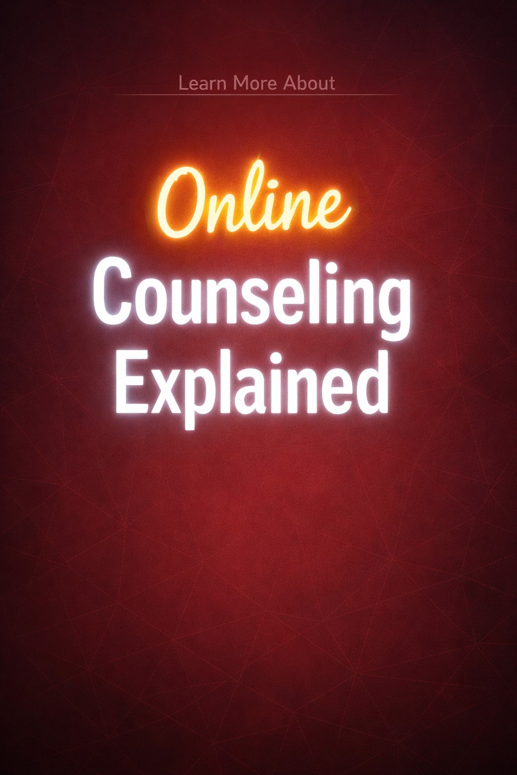 Intuition Tech Facebook ad: Online Counseling Explained