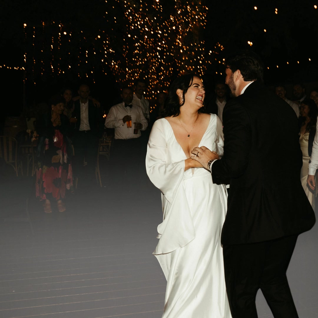 Festoon Lighting Facebook ad: Wedding Lighting Brides Love.