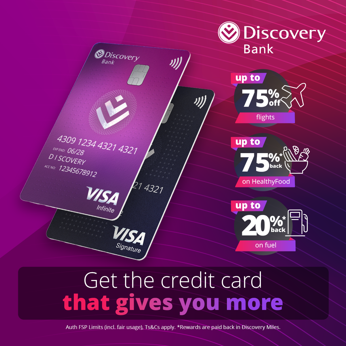 Discovery South Africa Facebook ad
