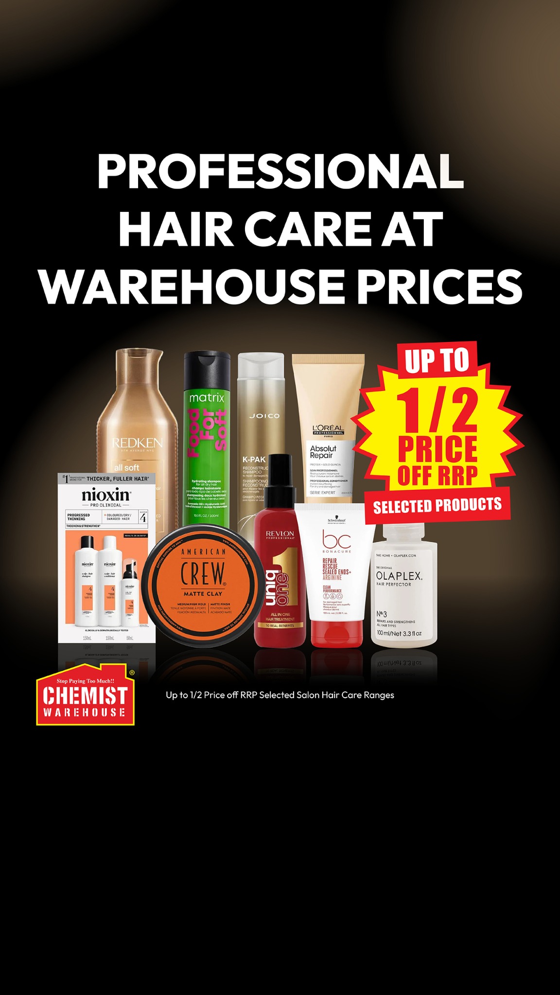 Chemist Warehouse Facebook ad