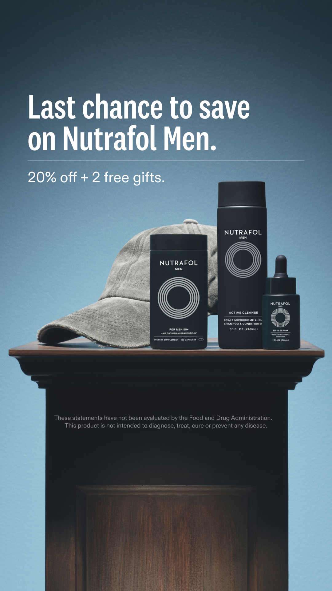 Nutrafol Men Facebook ad