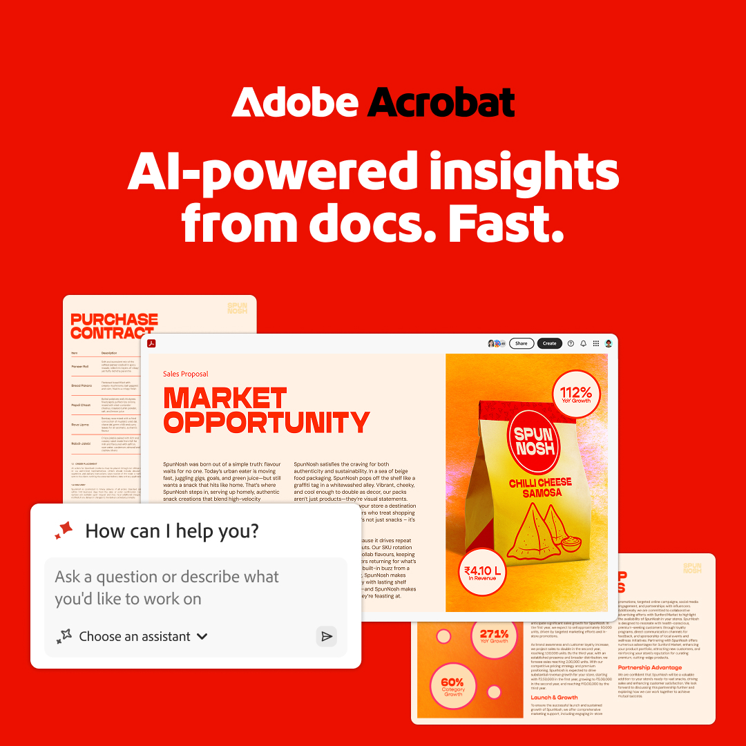 Adobe Acrobat Facebook ad