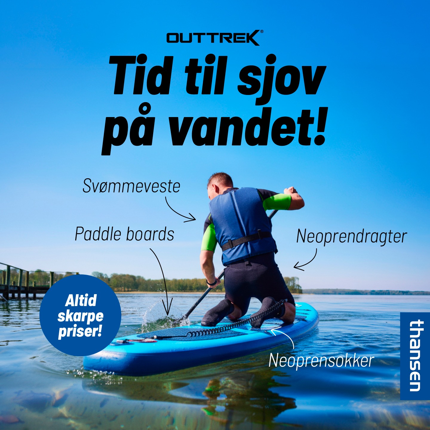 thansen.dk Facebook ad: Tid til sjov på vandet?