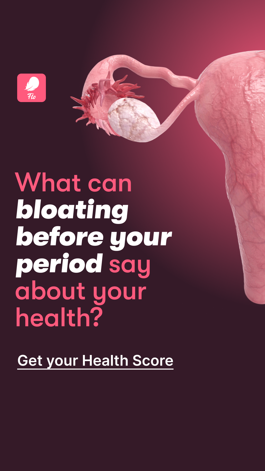 Flo Period Tracker App Facebook ad