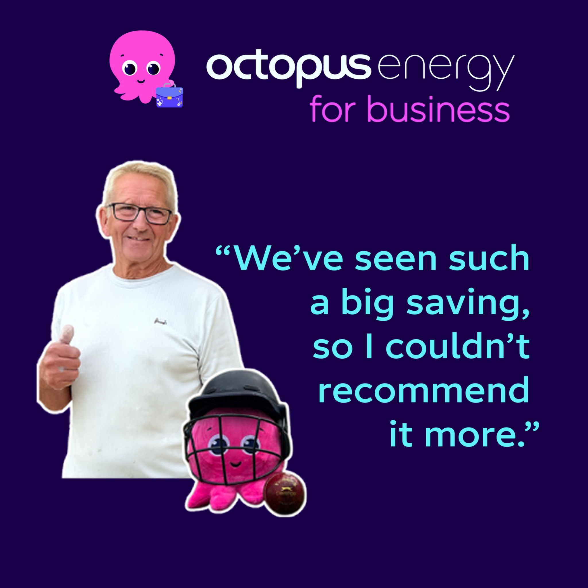 Octopus Energy for Business Facebook ad: Which? Award 9 Years In A Row