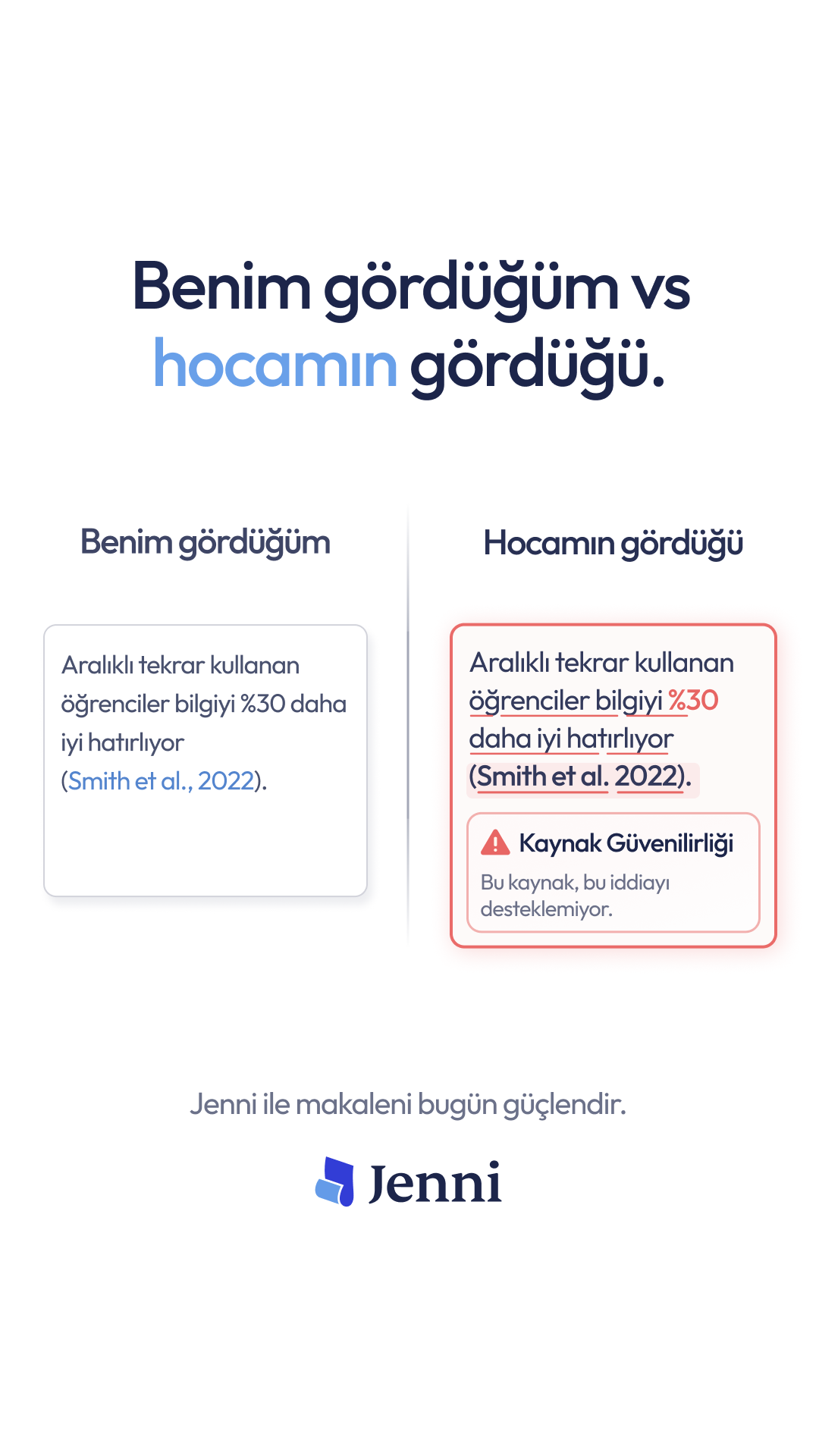 Jenni AI Facebook ad