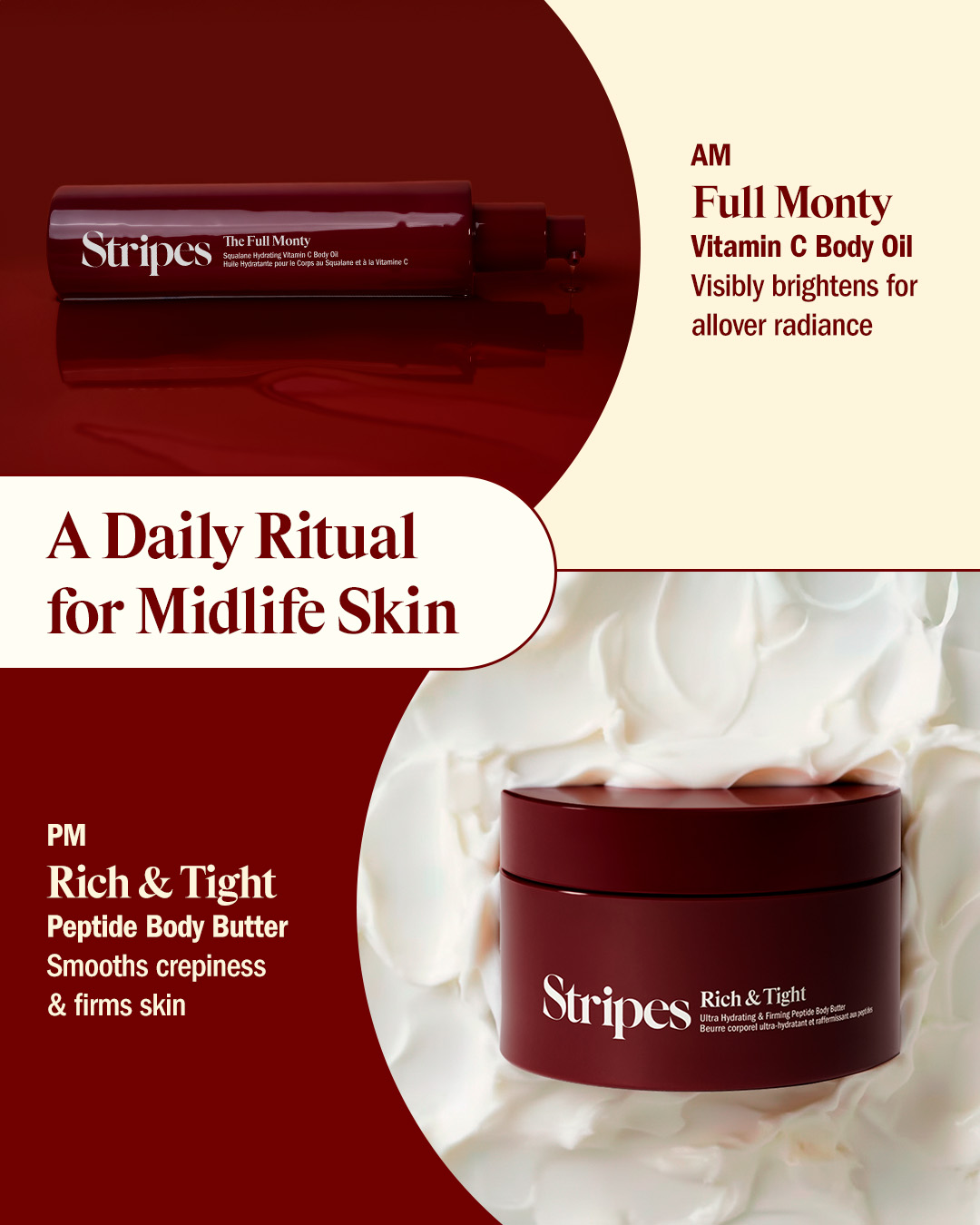 Stripes Beauty Facebook ad