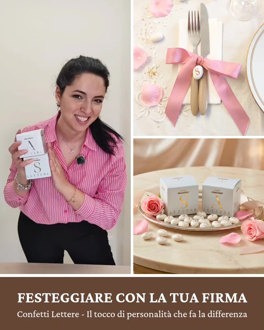 Confetti Maxtris Facebook ad: Un tocco di personalità per il tuo evento