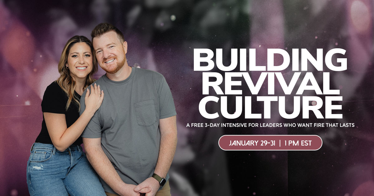John and Tiffany Facebook ad: Register FREE for Building Revival Culture →