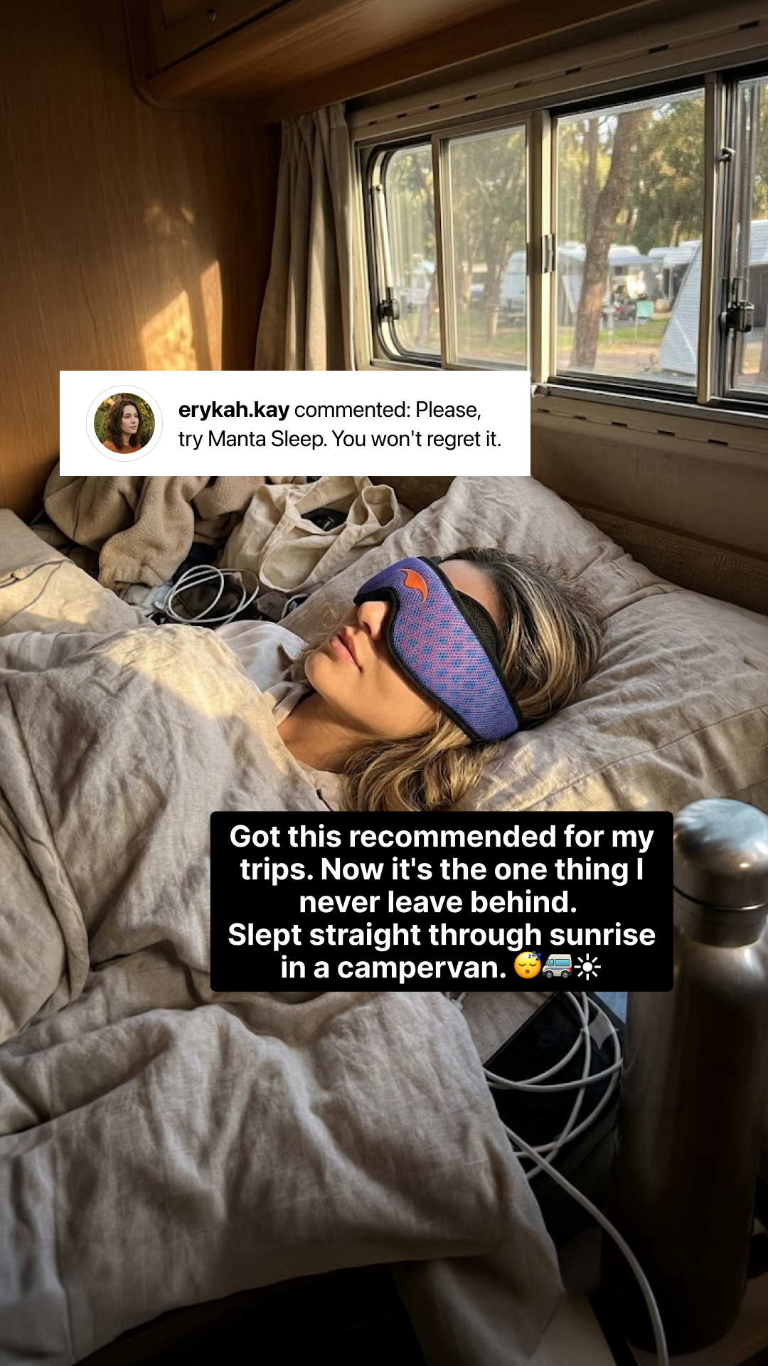 Manta Sleep Facebook ad