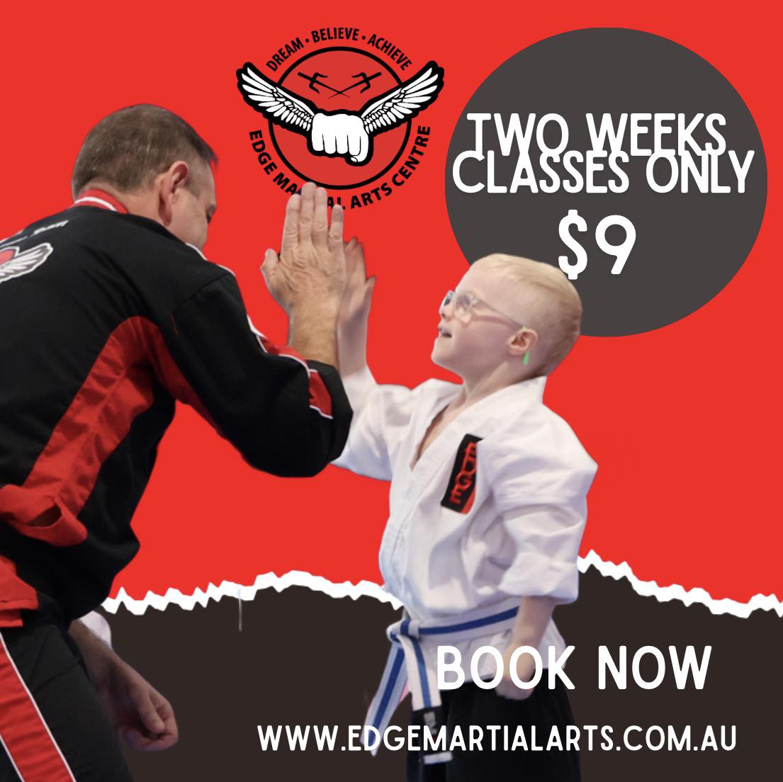 Edge Martial Arts Pty Ltd Facebook ad