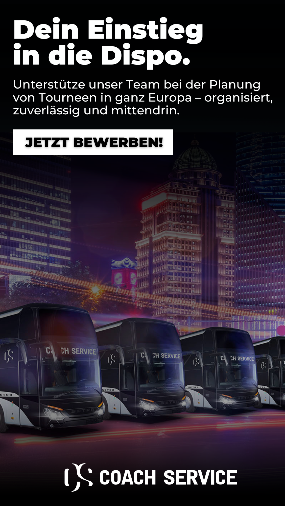 Karriere bei Coach Service Facebook ad from May 21, 2026