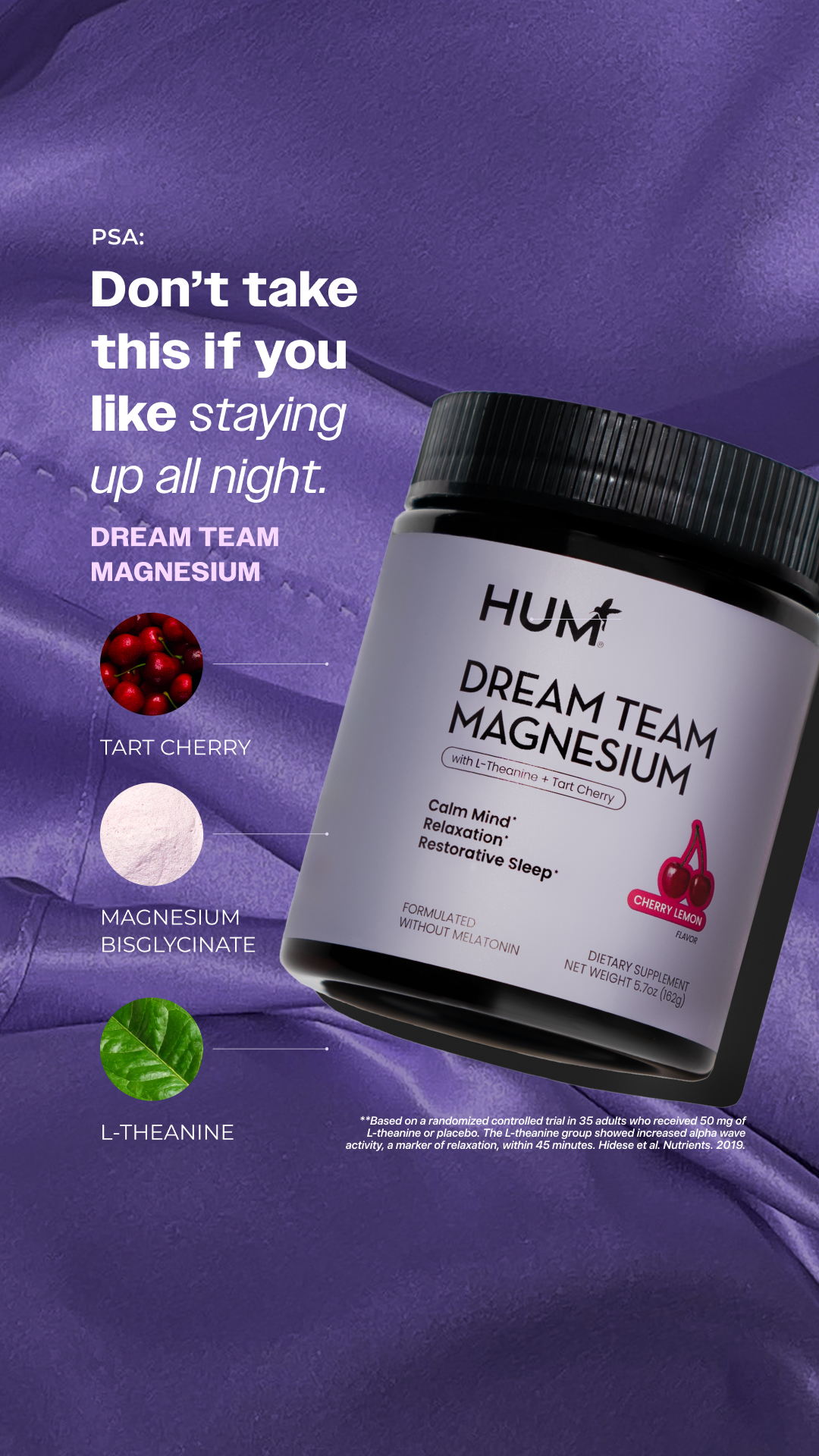 HUM Nutrition Facebook ad