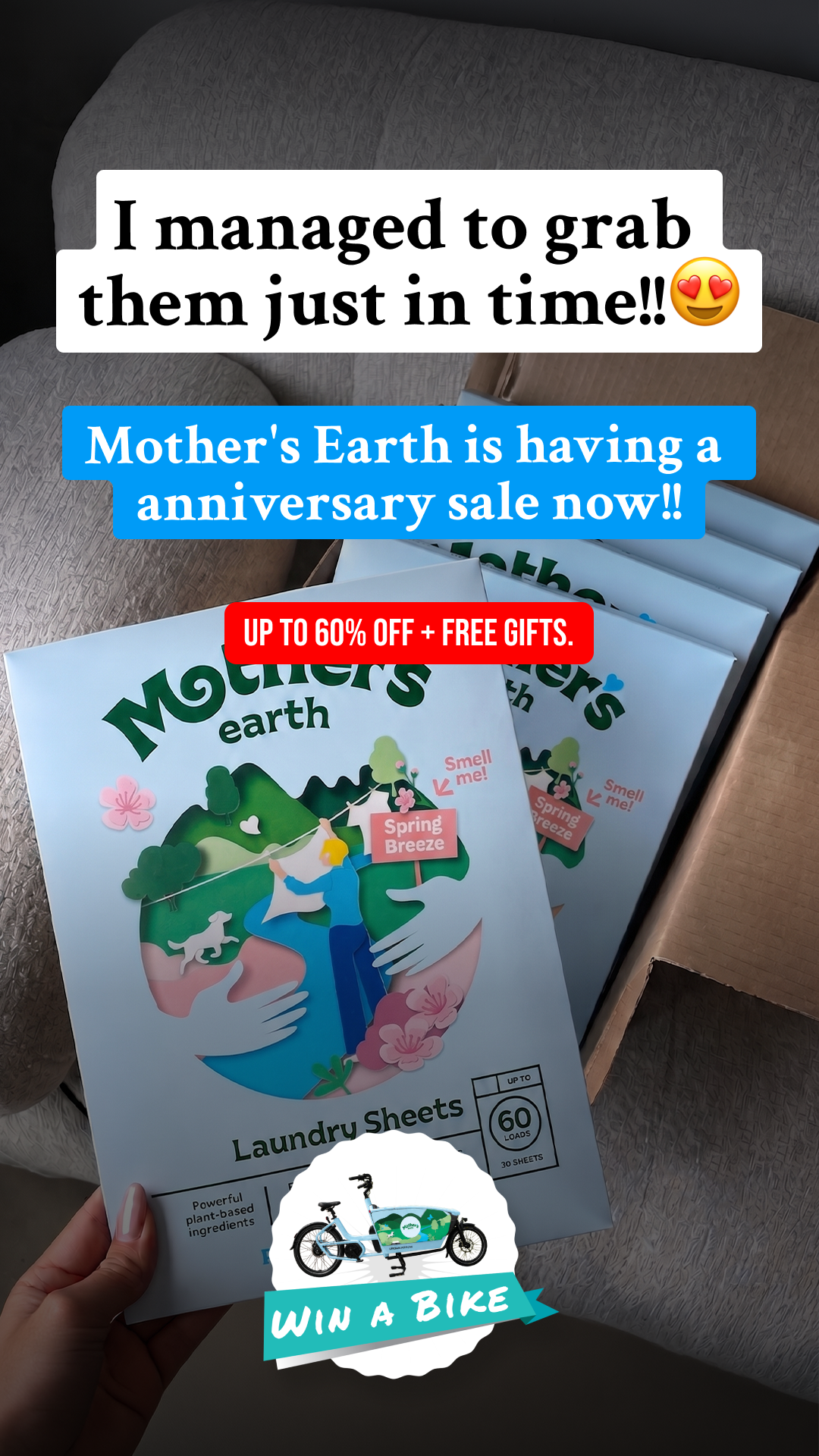Mothers Earth Facebook ad