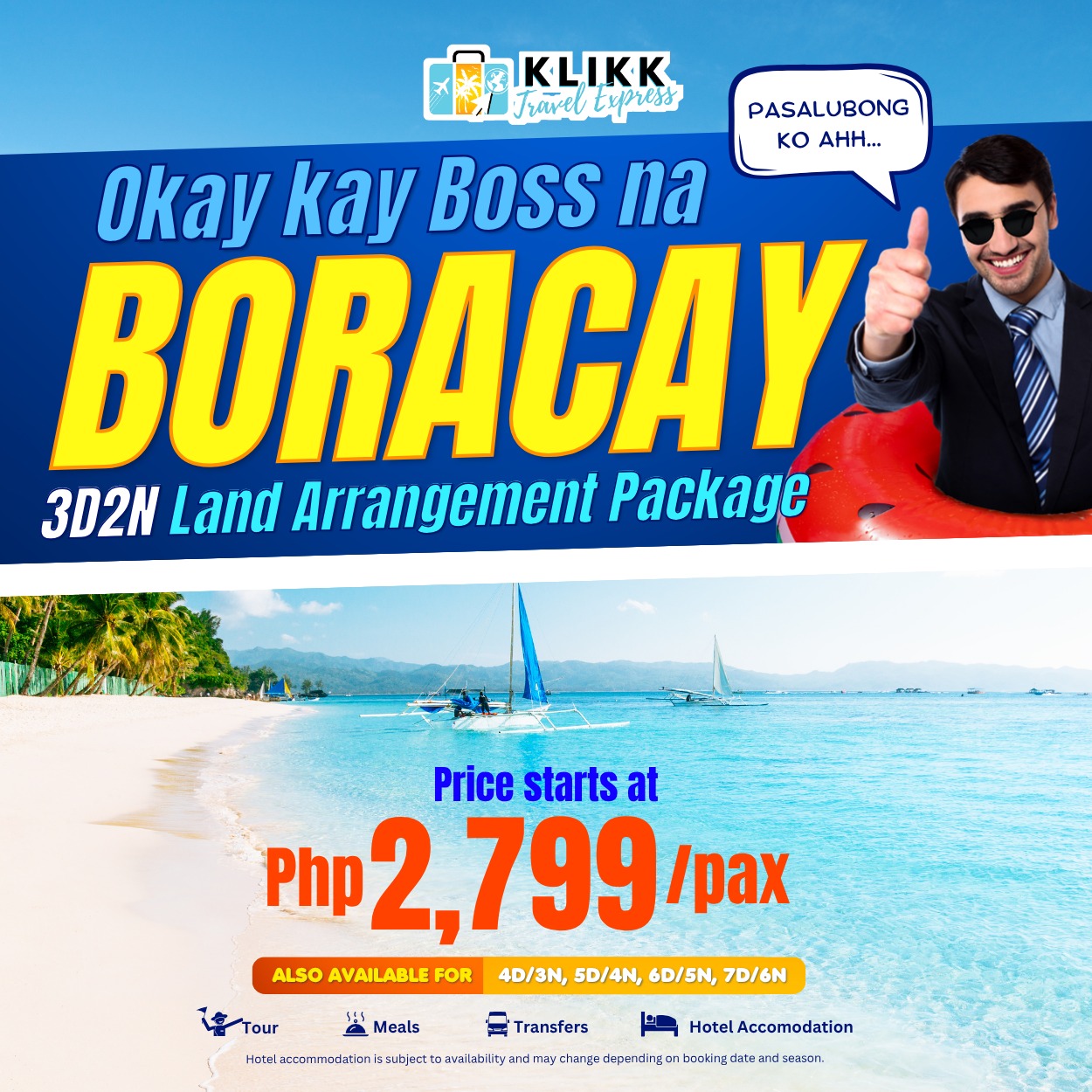 Klikk Travel Express Facebook ad: Okay kay Boss pero okay kaya kay HR?