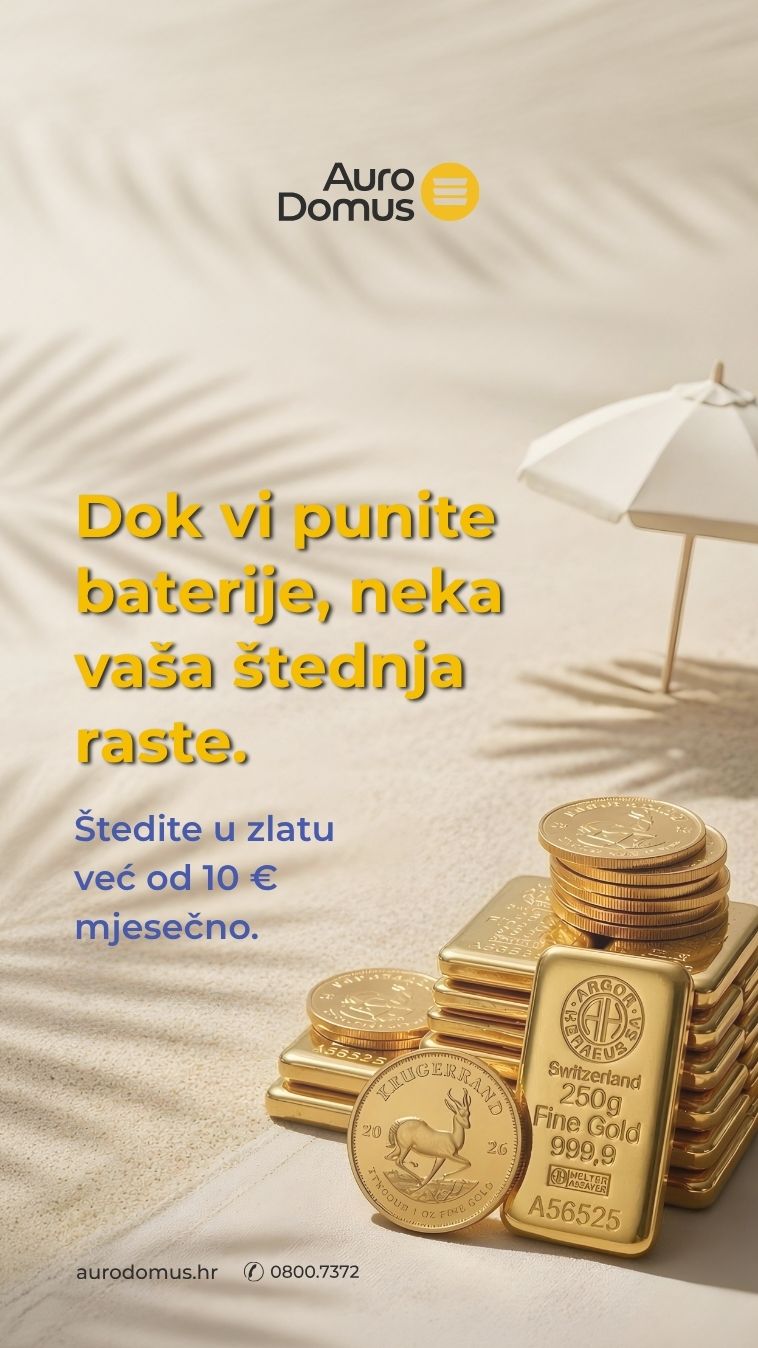 Auro Domus - Investicijsko zlato Facebook ad from Jul 22, 2026