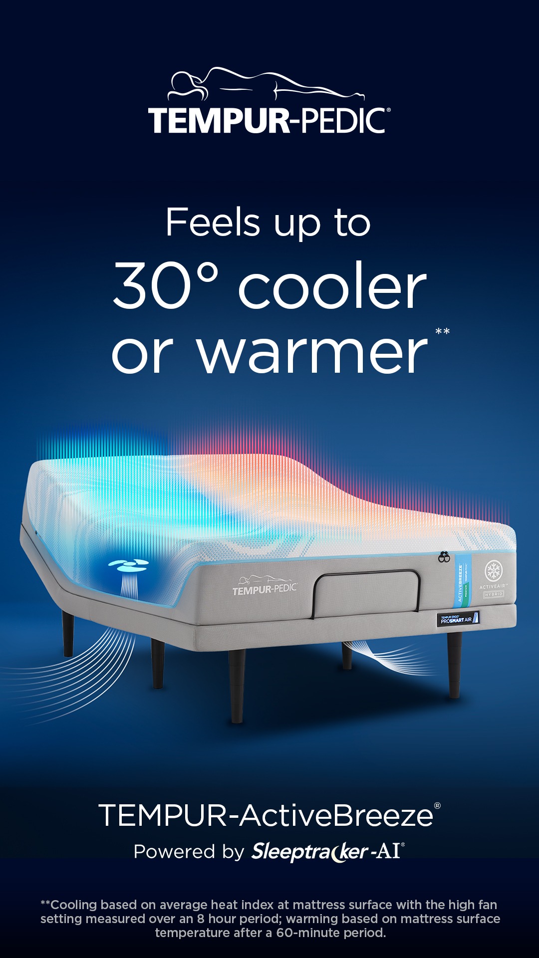 Tempur-Pedic USA Facebook ad