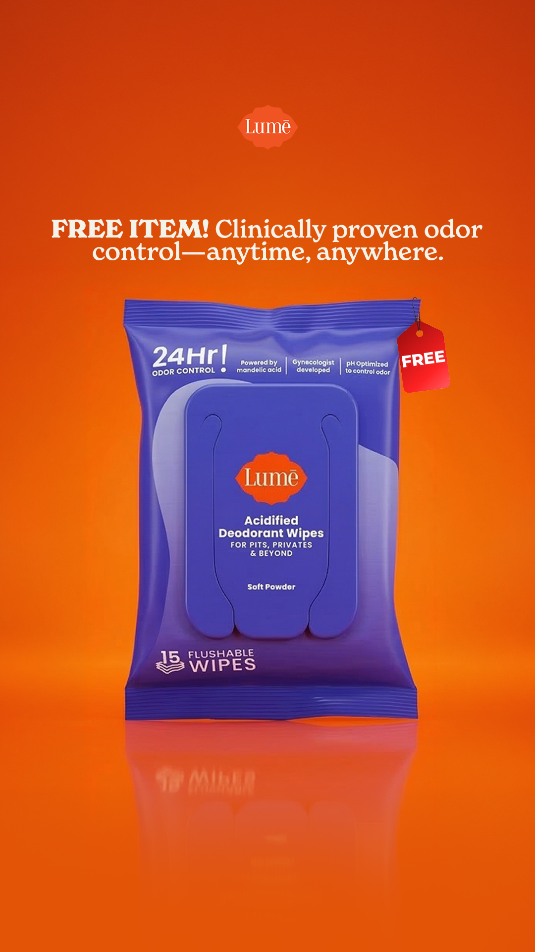 Lume Deodorant Facebook ad