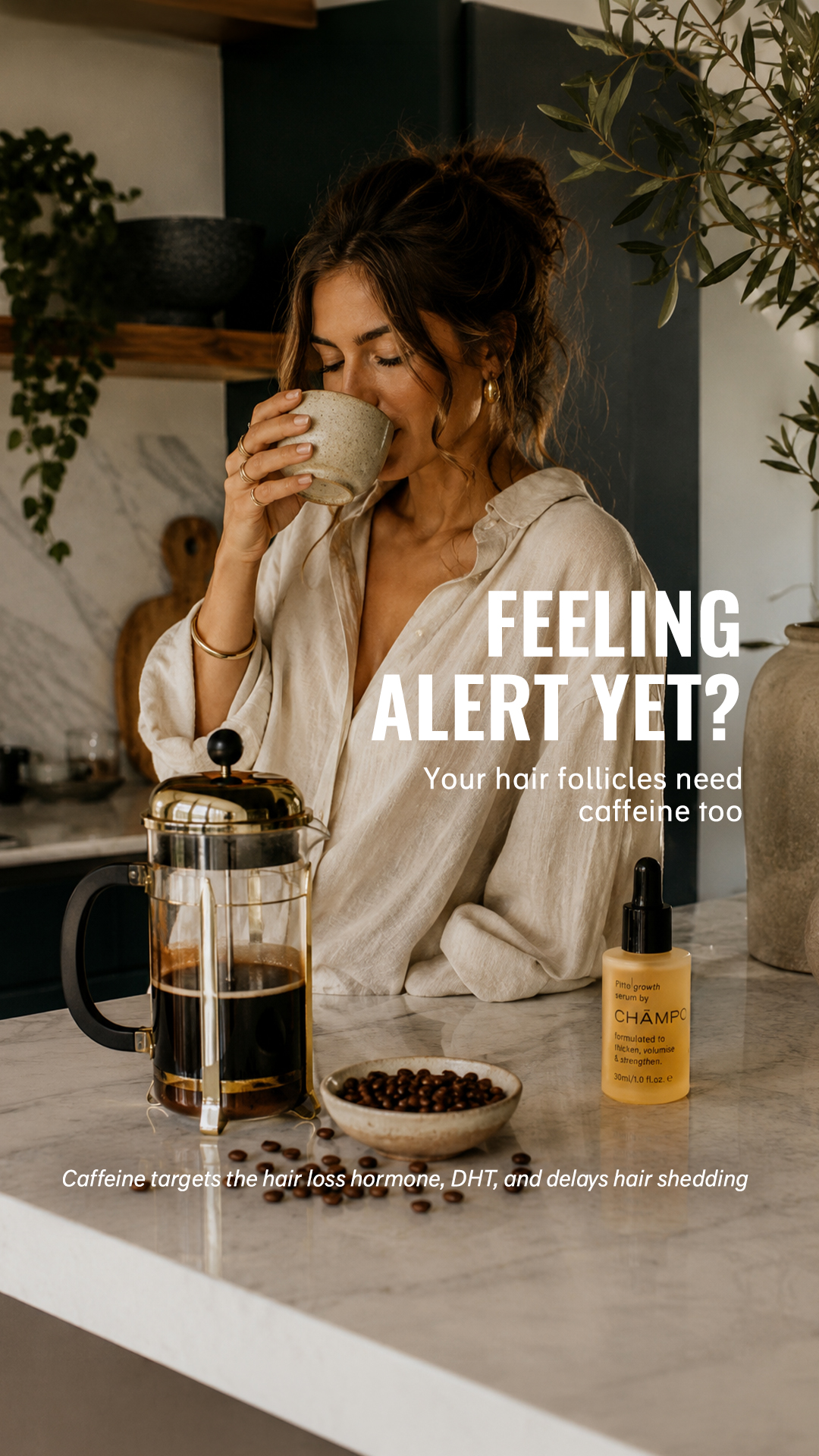 Chāmpo Haircare Facebook ad