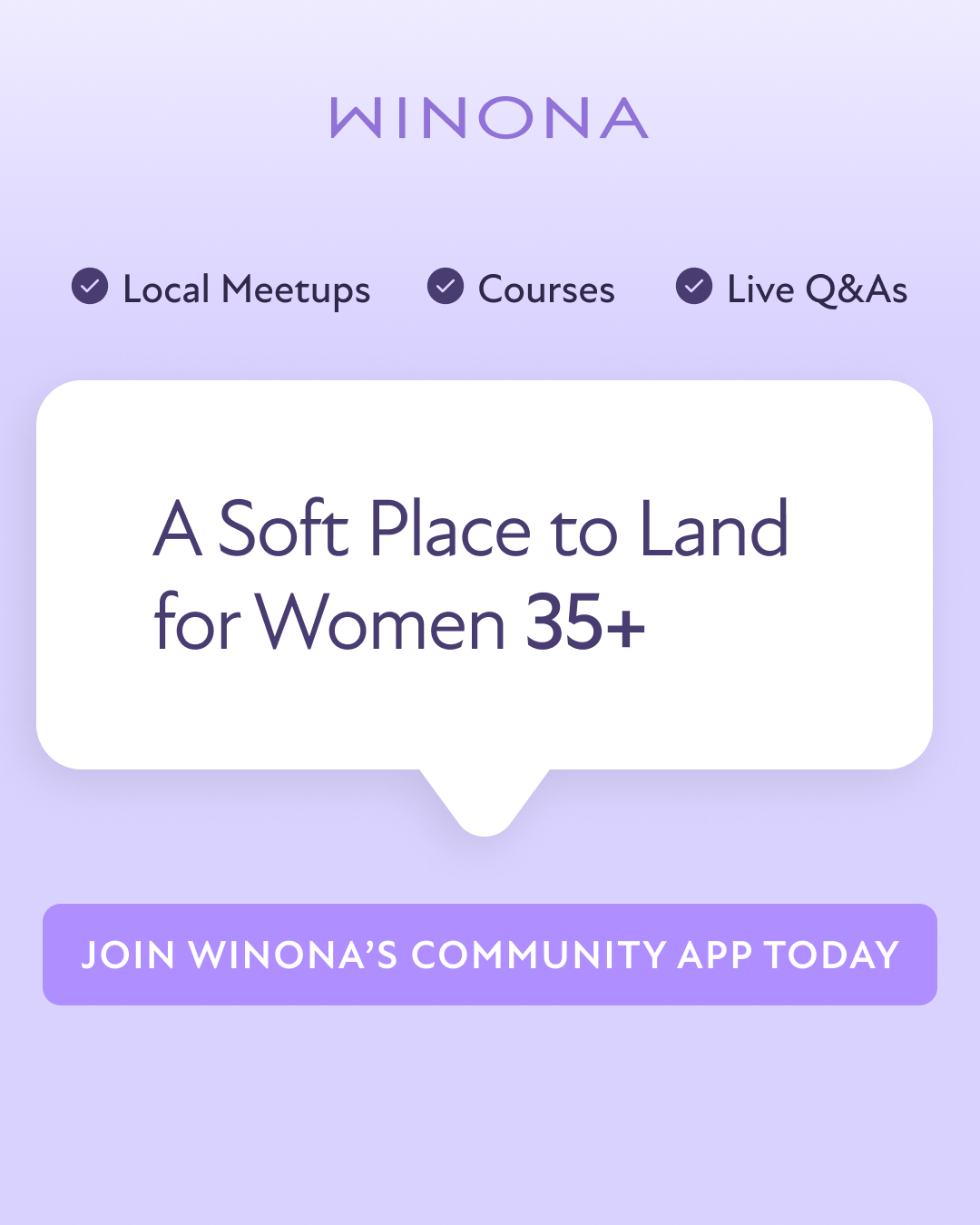 By Winona Facebook ad