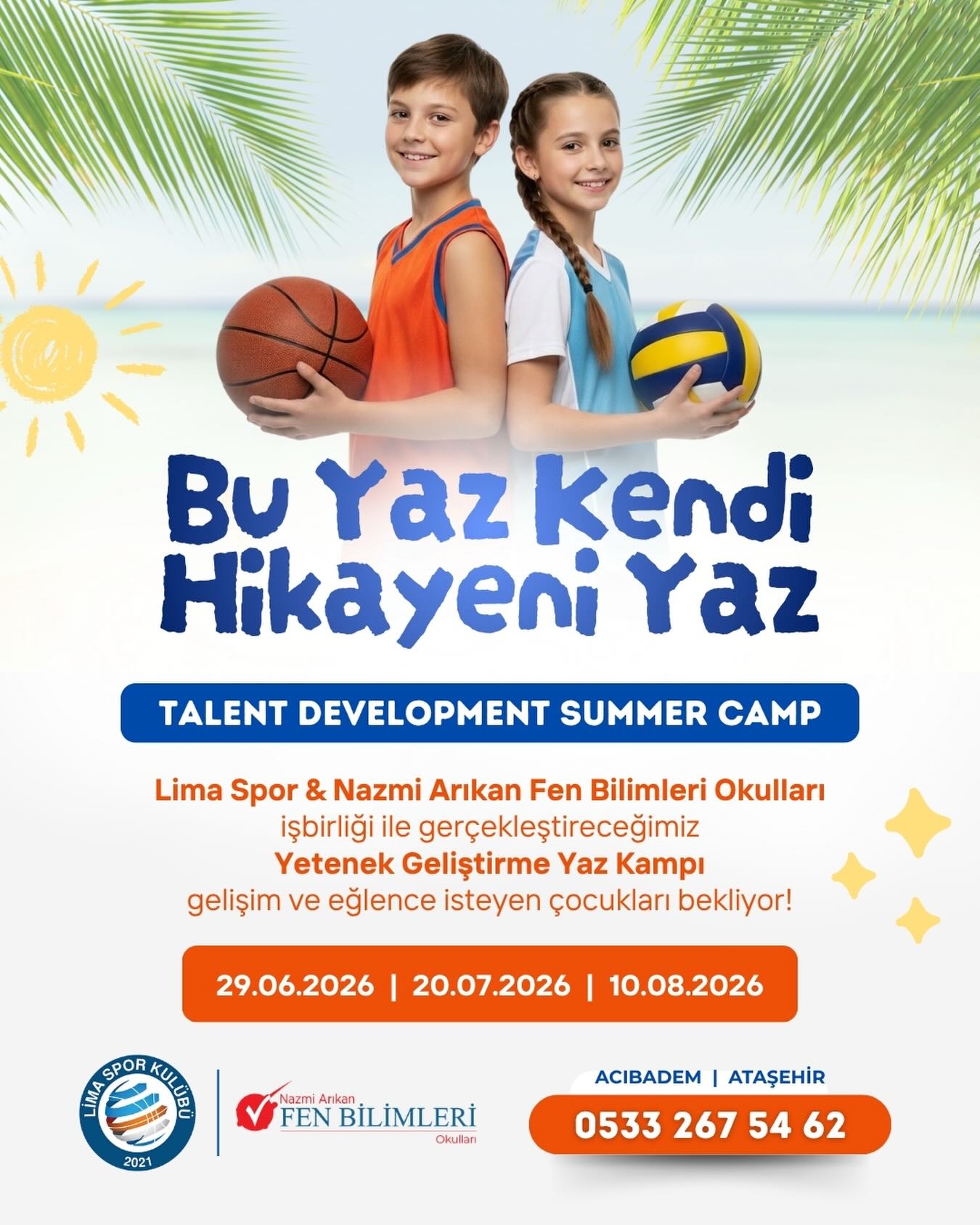 Lima Spor Kulübü Facebook ad: Bu Yaz Kendi Hikayeni Yaz!