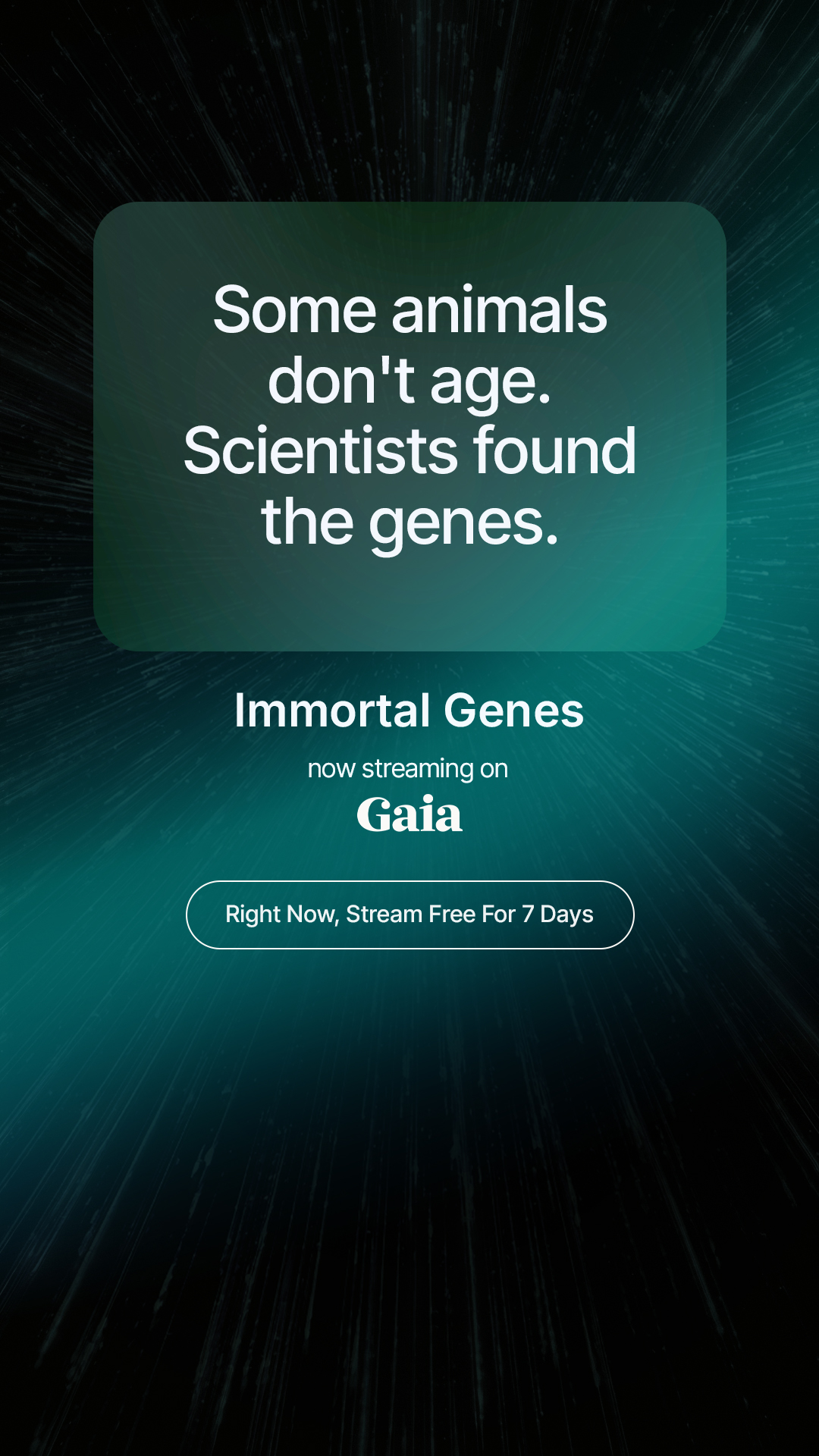 Gaia Facebook ad