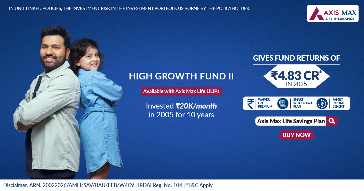 Axis Max Life Insurance Facebook ad