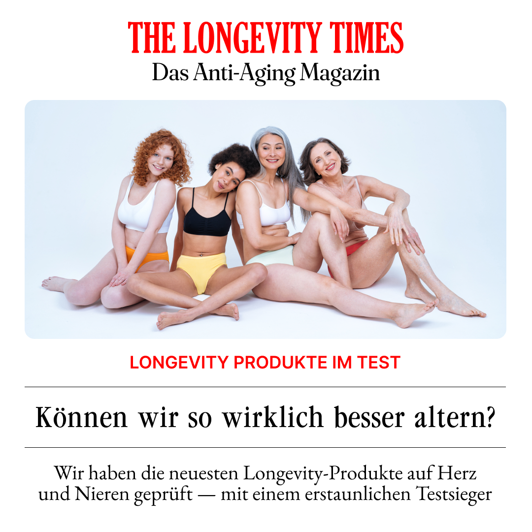 THE LONGEVITY TIMES: Das Anti-Aging Magazin Facebook ad
