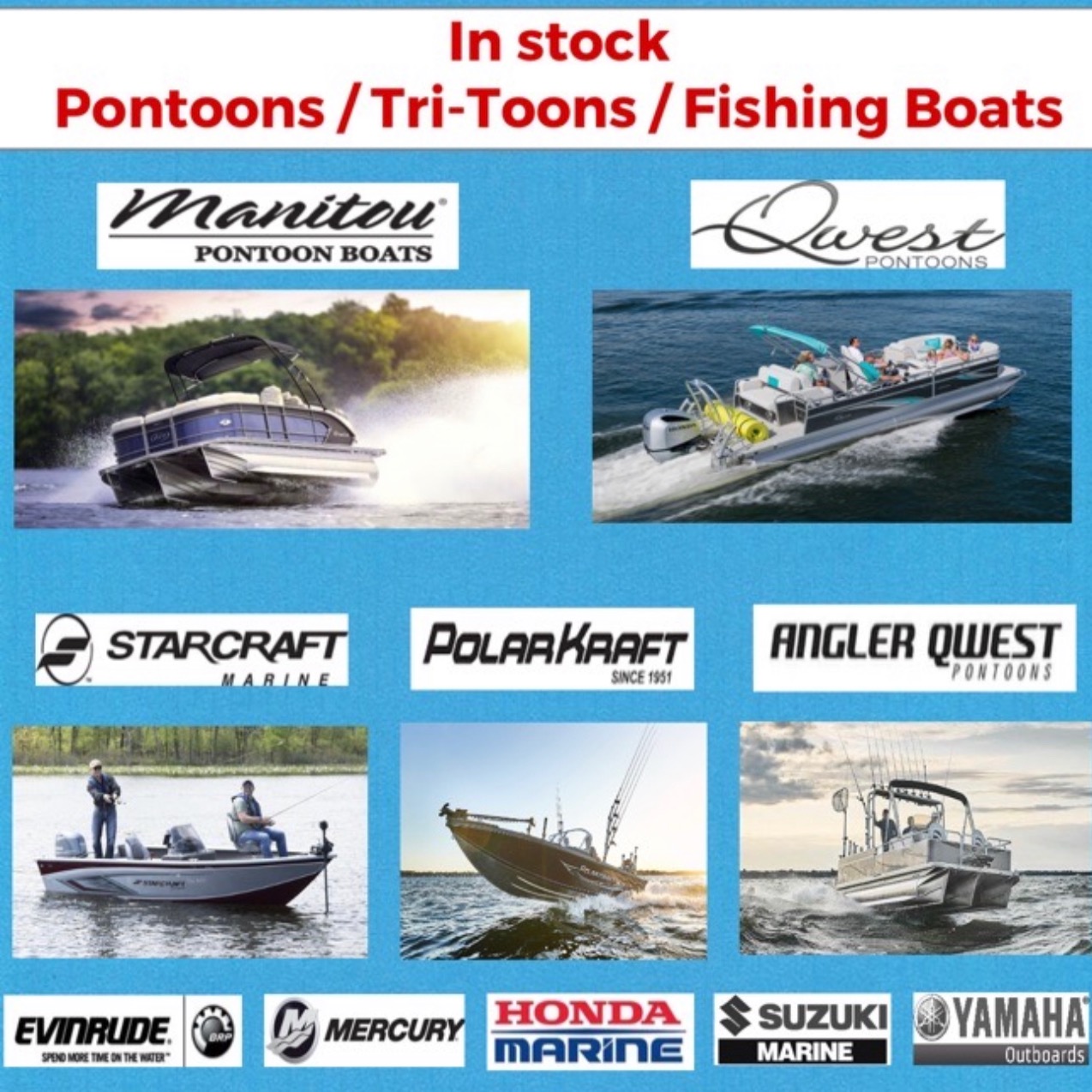 SPR Motorsports LLC Facebook ad: Shop Indoors For Your New Pontoon/Tritoon/Fishing Boat…