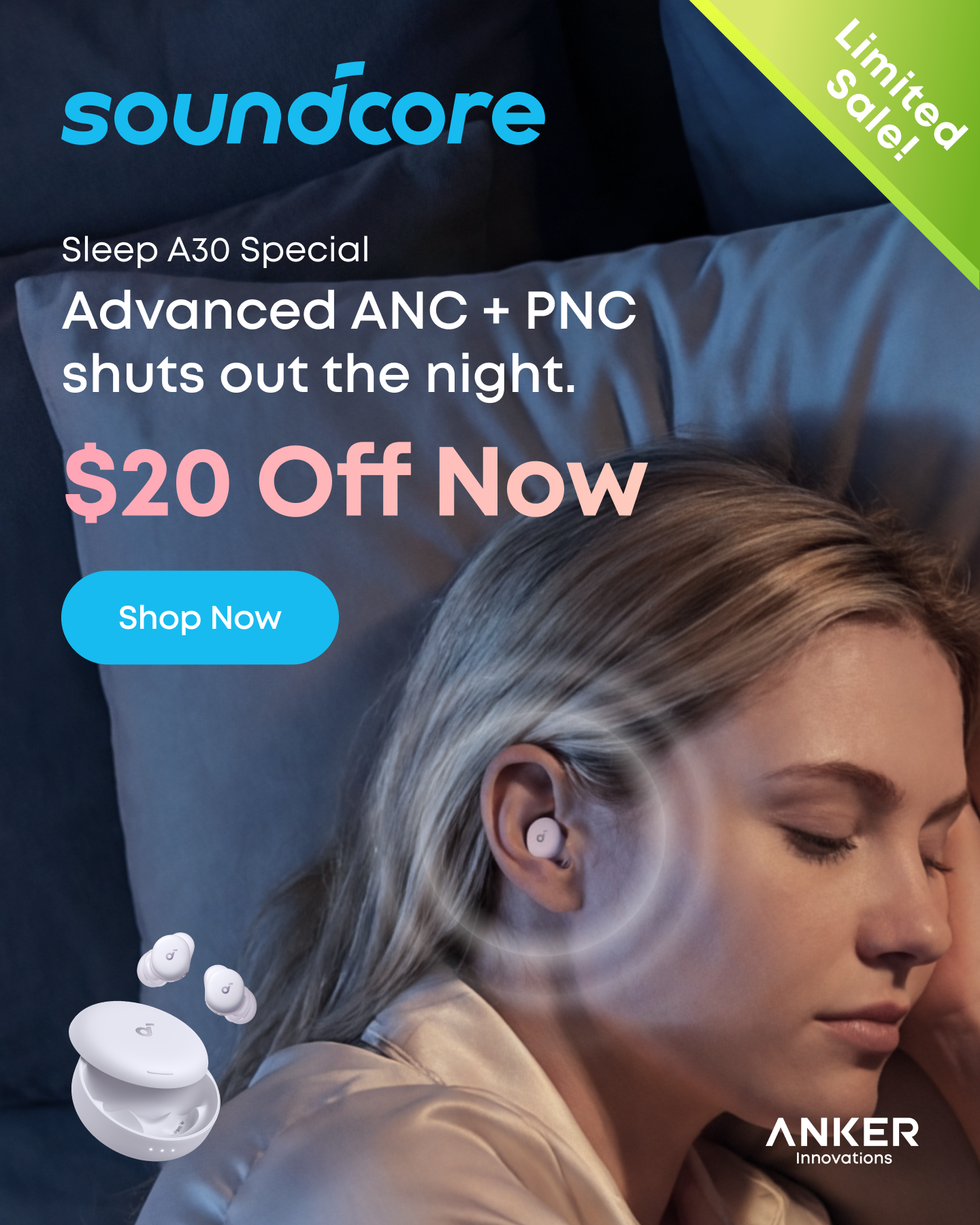soundcore Facebook ad from Aug 5, 2026