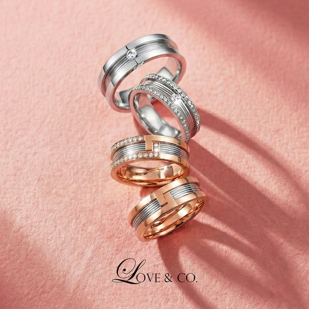 Love & Co. Facebook ad: Book Now & Get 20% Off Wedding Bands