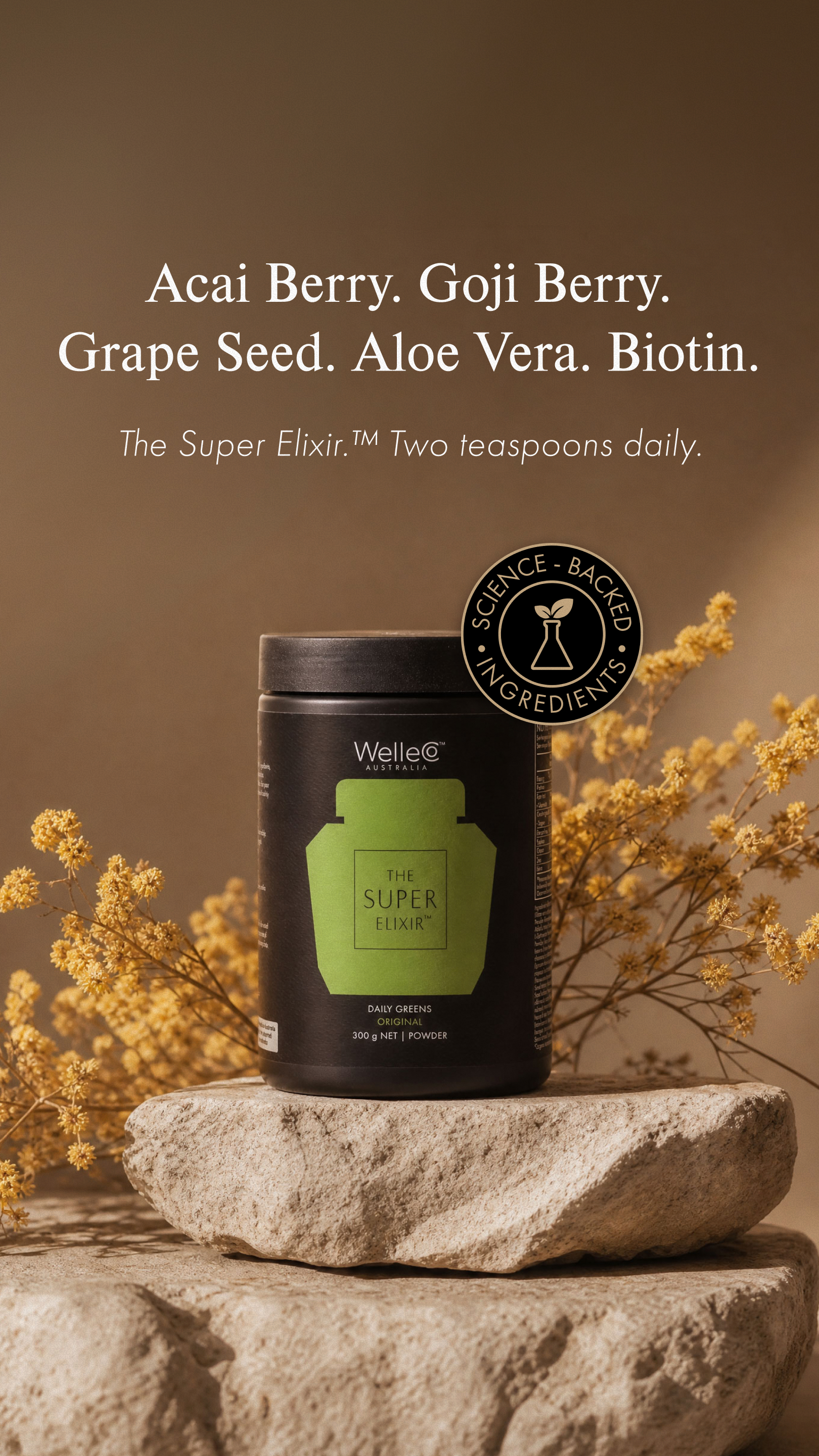 WelleCo Facebook ad