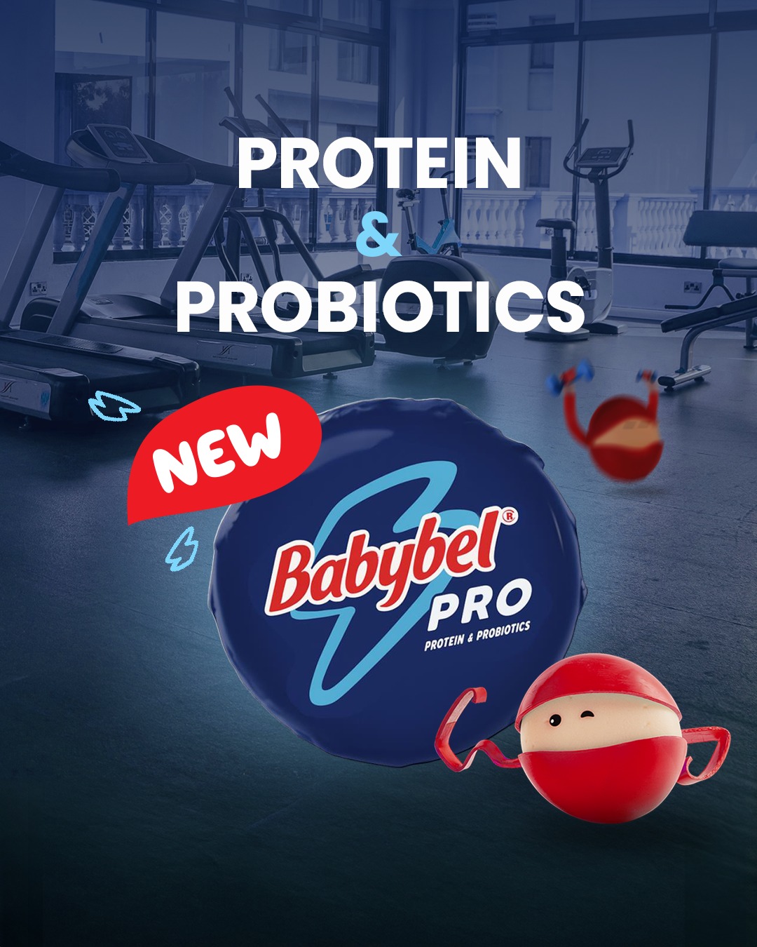 Babybel Facebook ad: Mini Babybel PRO (Protein + Probiotics) Snack Cheese…