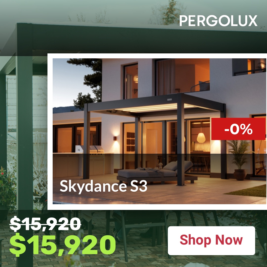 pergolux.au Facebook ad: Transform your backyard into a space you’ll use…