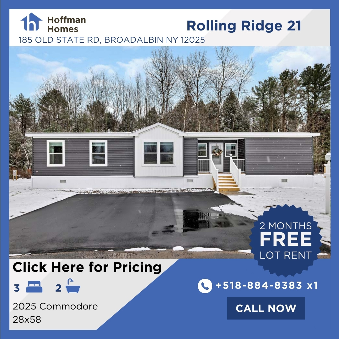 Hoffman Homes Facebook ad: Looking for peaceful, affordable living with room to…