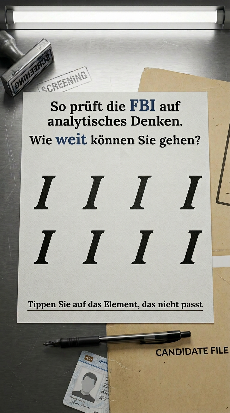 International IQ test Facebook ad