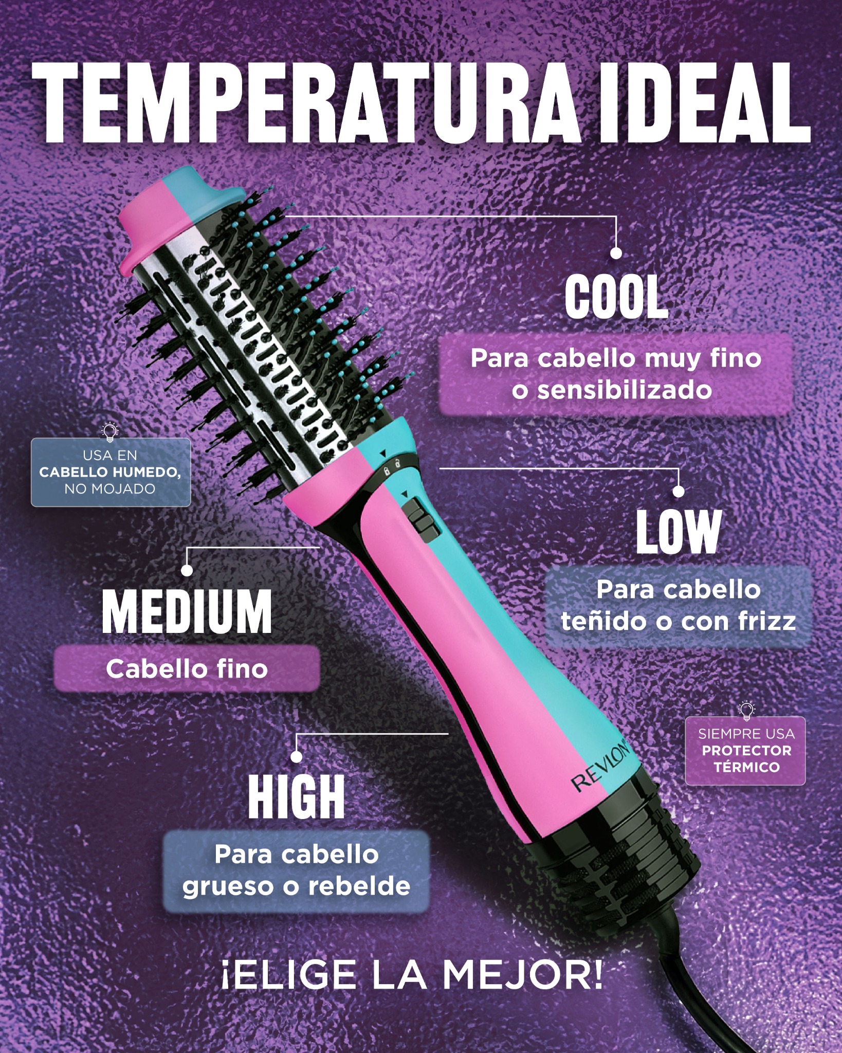 Revlon Hair Tools Latam Facebook ad