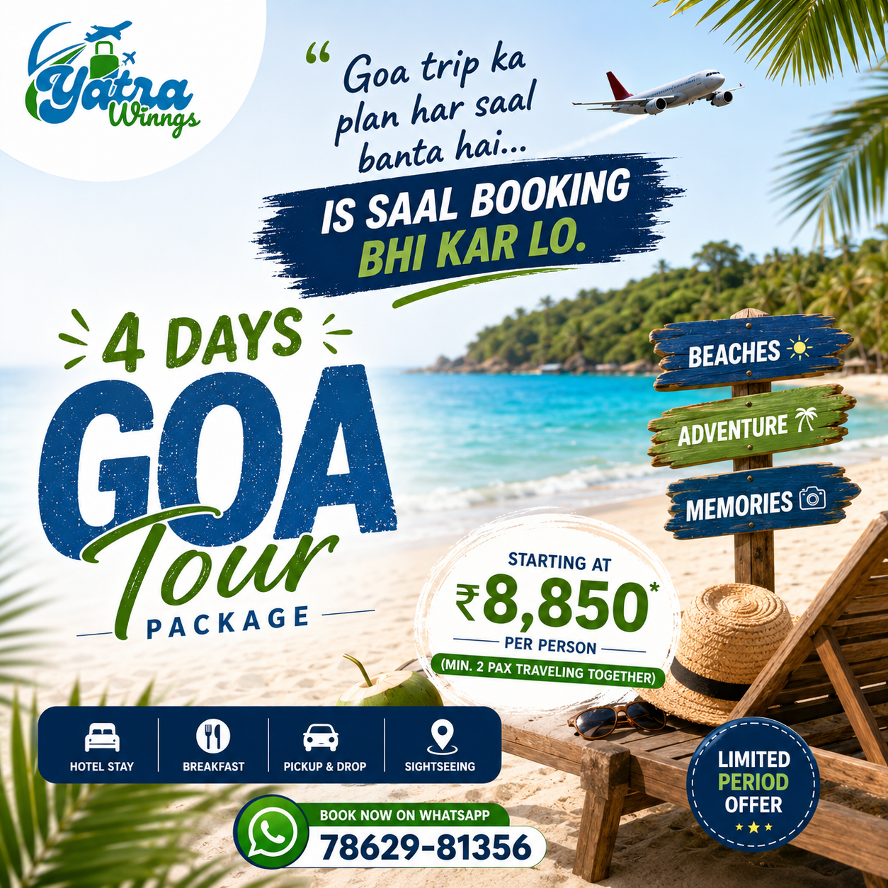 YatraWinngs Facebook ad