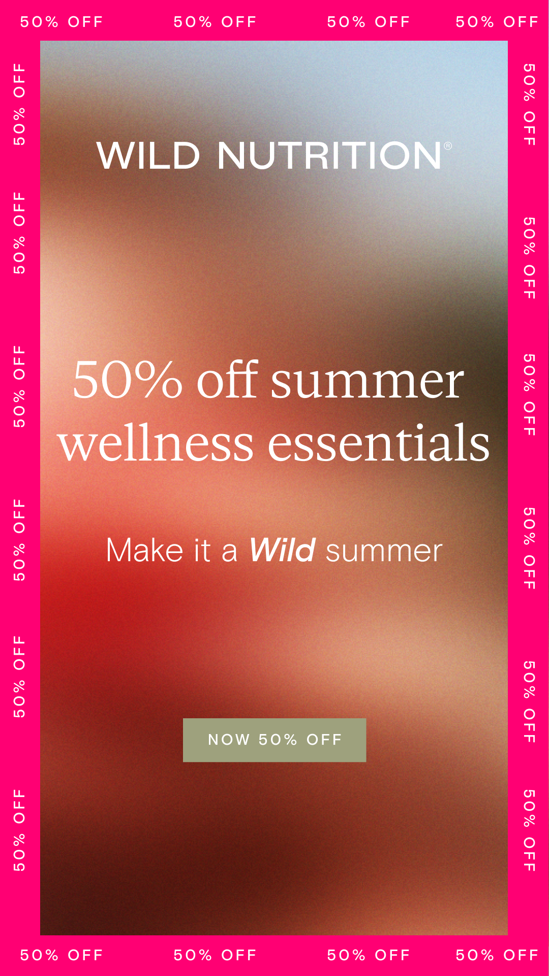 Wild Nutrition Facebook ad
